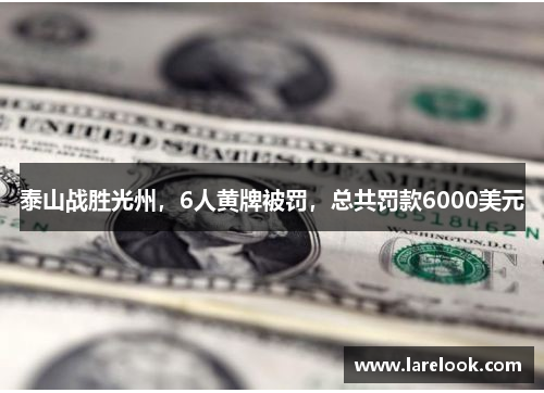 泰山战胜光州，6人黄牌被罚，总共罚款6000美元